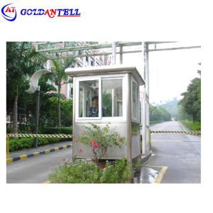 China Steel Security Guard Booth 120x150x240cm Customizable Size on sale