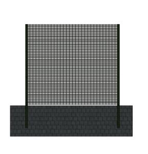 China Welded 358 Mesh Fencing Panels Anti Climb High Security factory
