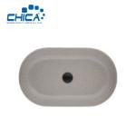 Oval Single Bowl Undermount Granite Kitchen Sink For Farmhouse Granite Composite