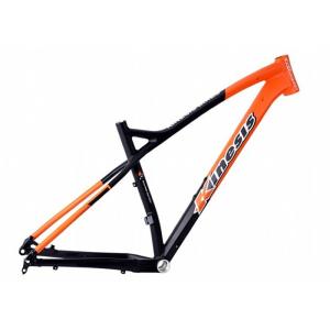 Cold Forged Aluminum Mtb Hardtail Frame Orange Color 148 X 12 Dropout