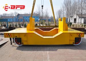 China Heat Resistant Battery Driven Rail Ladle Transfer Cart factory