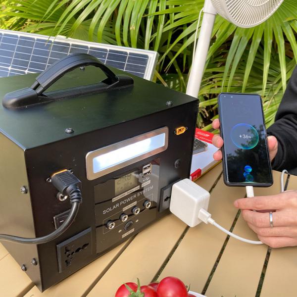 Micro USB Portable Power Charging Station 100W 90000mAh Camping Use