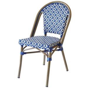 China Strong Bent Rattan Frame Durable Stackable Restaurant Chairs factory