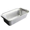 China Fast Food / Takeout Food Aluminium Foil Container Rectangle Standard Weight factory