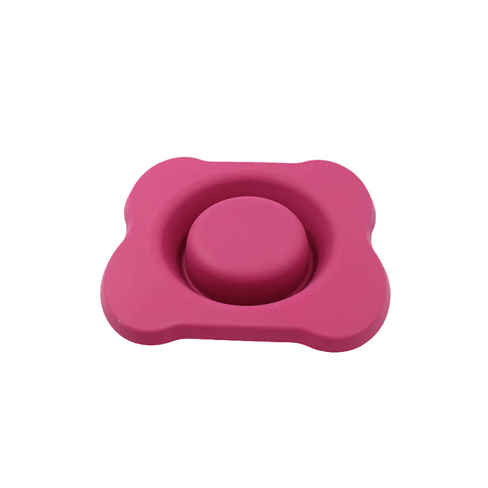 Colorful Custom Dog Cat Pet Bowl Feeder Fashion Design Silicone With 200g Weight
