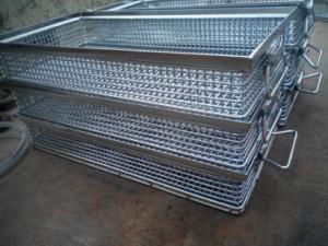 China Disinfect basket、stainless steel wire basket、316 stainless steel wire mesh basket factory