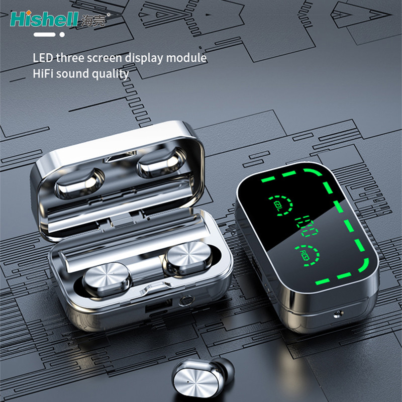 TWS Wireless Translator Earbuds Hifi Online Translation 144 Languages YD05