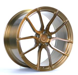 China Deep Concave Forged Custom Rims Wheels 21x13J Brushed Bronze Monoblock factory