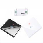 Wireless Touch Wall Switches Sets RF433 1gang Luxury Glass Panel Remote Control
