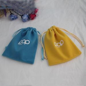 China Colorful Custom Printed Logo 10x15cm Velvet Gift Pouches factory