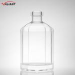 Rum Vodka Whisky Tequila Gin Bottle 250ml Super Flint Glass with Cork and Custom
