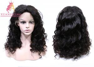 China XS Virgin Human Lace Front Wigs Loose Curly Unprocessed Virgin Human Hair factory