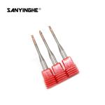 Two Flutes Cnc Solid Carbide End Mills Flat Micro Milling Cutter For 0.1mm