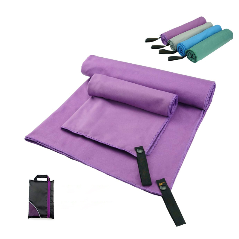 Various Sizes Available Sustainable Microfiber Suede Towel Lightweight Lint-Free