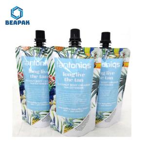 China Stand Up Plastic Drink Beverage Custom Spout Pouches factory