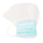 Soft Disposable Respirator Mask Easy Breathing 3 Ply Green PP Face Mask