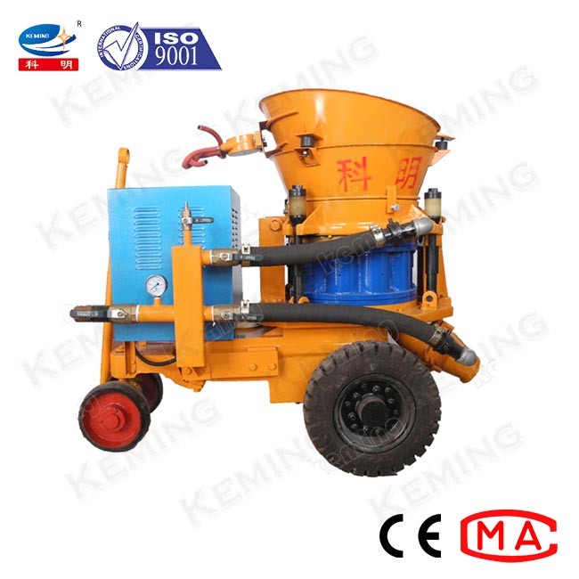 PZ Series Dry Gunite Concrete Shotcrete Machine 5.5m3/H For Subway