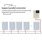 Household Lifepo4 Solar Wall Battery Wall Mounted Lithium Ion Solar Energy