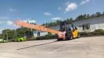 Duplex Mast 10 Ton Diesel Engine Forklift With Glass Lifting Skewer