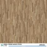 PVC Self Adhesive Small Mixed Wood Effect Sticky Floor Tiles Plank 6inches X 36