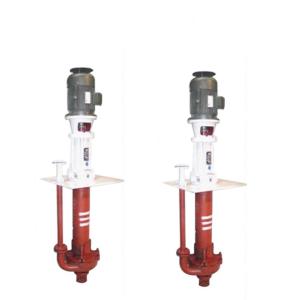 China High Efficiency Abrasive Vertical Slurry Pump , Chemical Resistant Sump Pump factory
