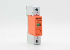China Low Residual Electrical Surge Arrester , 275V 20KA Type 2 3 Phase Surge Protector factory