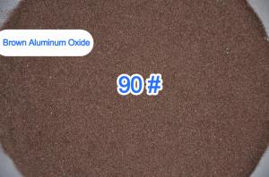 China Tilting Furnace Brown Fused Alumina , Bonded Abrasives 80# Grit Aluminum Oxide Sand factory