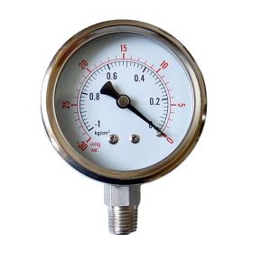 China Stainless Steel 15000psi Dry Fuel Pressure Gauge 1/4&quot; BSPT 38MM factory