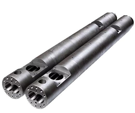 China Bimetallic Parallel Twin Screw Barrel For Plastic Extruder Machine factory