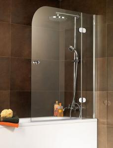 China Tempered Frameless Shower Enclosure Glass 1400x800 Mm High Polished Edges factory