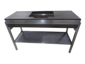 China American star hotel Custom made polished stainless steel bathroom vanity base,bathroom cabinet for hotel factory