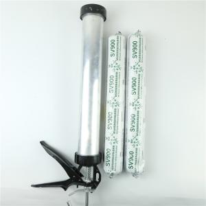 China ISO 600ML 1mm Manual Sausage Pack Caulk With Needle on sale