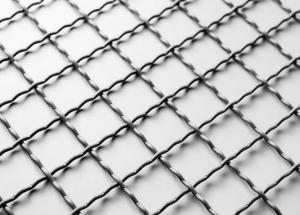 China 5mm Crimped Wire Mesh 65mn Steel Galvanized Steel Stainless Steel Aluminum factory