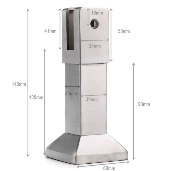 Stainless Steel 304 Toilet Cubicle Hardware with 12mm/18mm Thickness and Hinged/Sliding Door Style