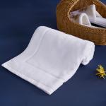 Jacquard Logo Hotel Bath Mat 50*80cm Double - Sided Absorbent Cotton Yarn