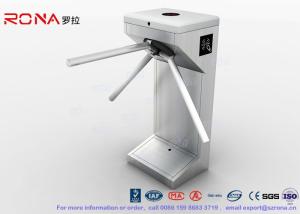 China Semi Automatic Vertical Tripod Turnstile Entrance 30 Persons / Min For Security System factory