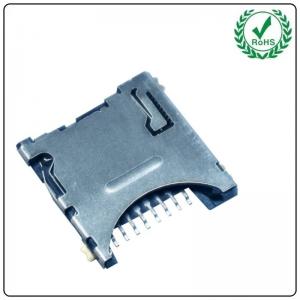 China 8pin 1.45H Smart Card Socket Push Push Type Micro SD TF Reader Card on sale