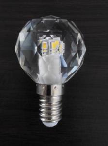 China 3W LED Crystal Candle Light K5 crystal housing 220V E14 80RA high lumen factory