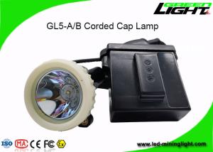 China Rechargeable Li Ion Battery LED Miners Cap Lamp 10000lux High Beam For Tunnel factory