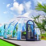 High Toughness Luxury Waterproof Polycarbonate Dome Tent Eco With Bathroom PC