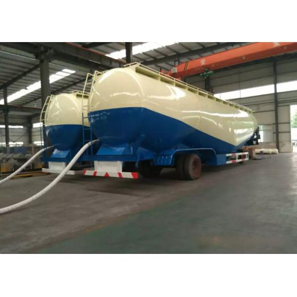 48.5cbm Mn Steel Bulk Cement Tank Semi Trailer Truck ISO / 3C / BV / IFA / SGS
