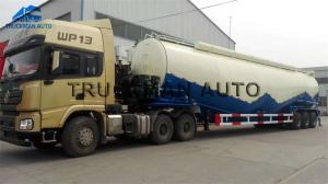 China Carbon Steel Cement Tanker Trailer Big Loading Tanker Body Strong Strength factory