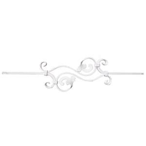 China Solid Wrought Iron Gate Parts Balusters For Pedestrian Guardrail Construction factory