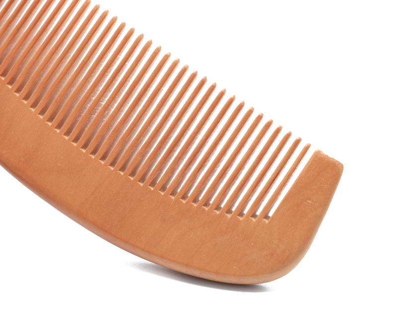 Double Sides Mens Wooden Beard Comb Wooden Mustache Comb Custom Logo