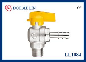 China Aluminium Handle Male X Hose Connector Brass Gas Valves factory