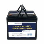 Marine Boat Battery 24V 50AH LiFePO4 Lithium Battery With BT