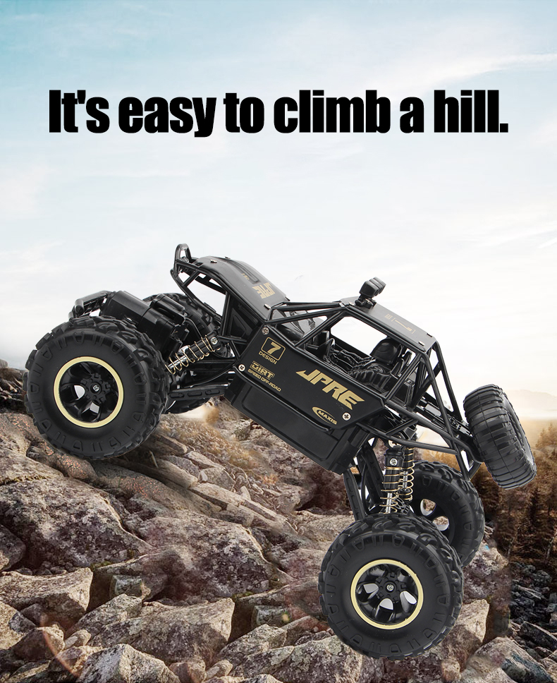 1 18 4WD Rock Crawler Electric Off Road Radio Remote Control Car Monster Trucks Toys