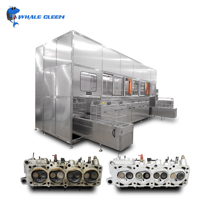 Industrial Full Automatic PLC Hydrocarbon Vapor Ultrasonic Cleaning Machine for car parts