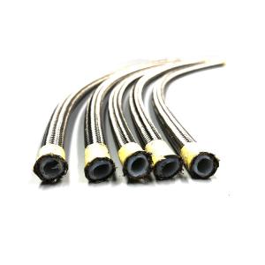 China DN6 Steel AISI 304 Smooth PTFE Braided Hose , PTFE Hose For Automobiles factory