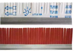 China Grit 80#-600# Aluminium Oxide Strip Brush Sandpaper Brush For Polishing Wooden Furniture factory